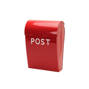 Postkasse - stor- r�d - uden l�s
