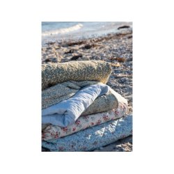 Quilt tppe smalle striber - bl