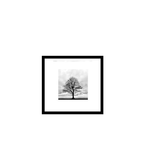 Ramme - 20x20 cm - sort