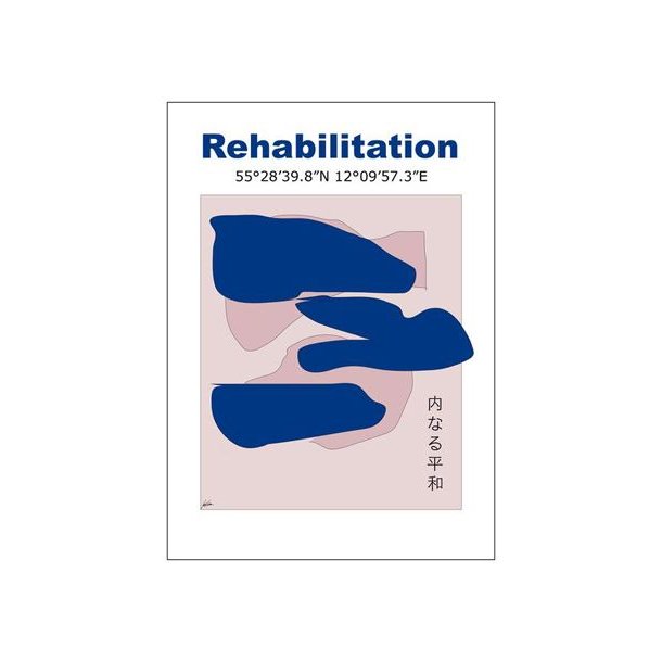 Plakat "Rehabilitation"  A3