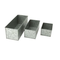 Galvaniseret kasse - 9x11x23 cm.