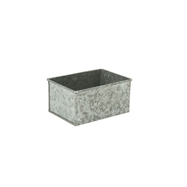 Galvaniseret kasse - 7x10x15 cm.