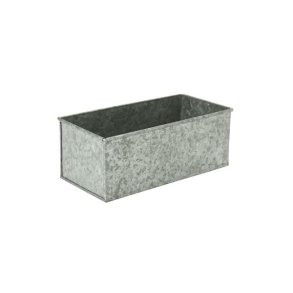 Galvaniseret kasse - 9x11x23 cm.