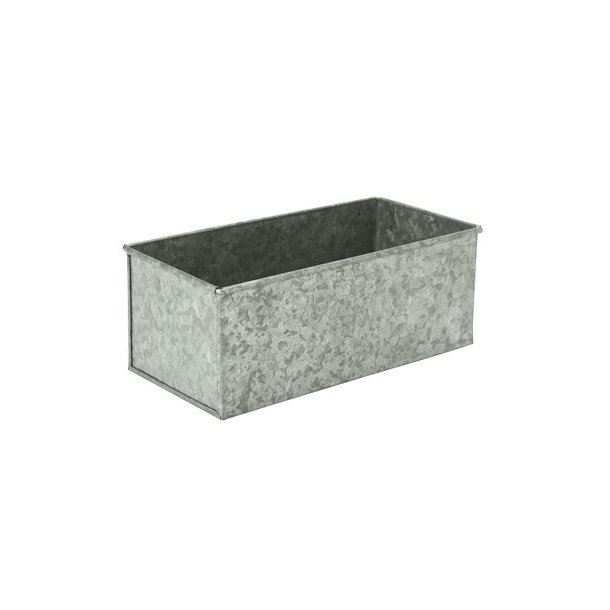 Galvaniseret kasse - 9x11x23 cm.