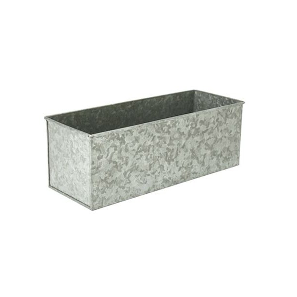 Galvaniseret kasse - 12x12x33 cm.