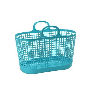 Klassisk shoppingkurv - turkis