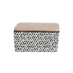 Smrboks med bambuslg - sort