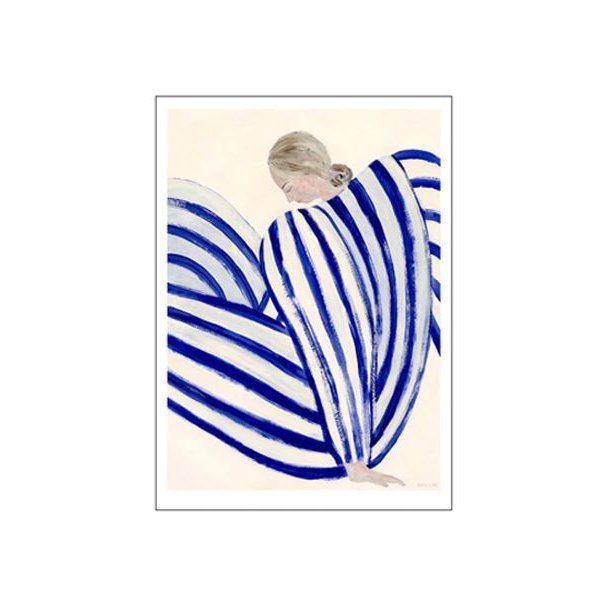 Plakat "Blue Stripe At Concorde" 50x70 cm.