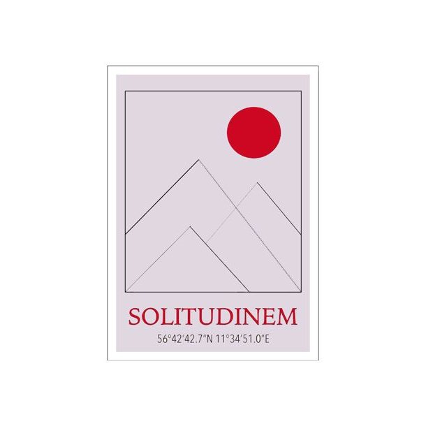 Plakat "Solitudinem"  A3