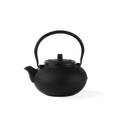 Tepotte af st�bejern m. filter