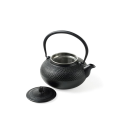 Tepotte af st�bejern m. filter