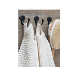 Strikket hndklde - Latte