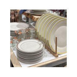 Tallerken "Bistro" 26 cm. - gul