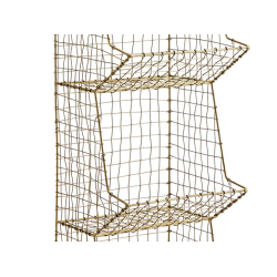 Tr�dhylde med 3 rum - messing