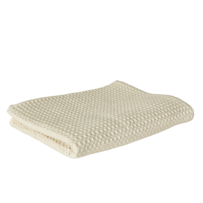 Plaid - vaffelmnstret - natur