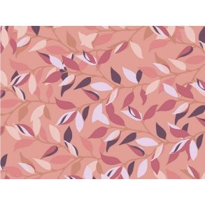 Voksdug leaves - terracotta