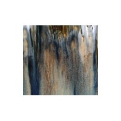 Keramikvase - bl/lysebrune nuancer  