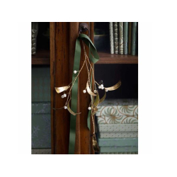 Mistelten i guld look - 28 cm.