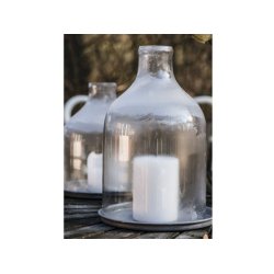 Rund metalbakke - zink - flere strrelser 